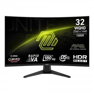 Monitor MSI 31,5" MAG 325CQF Rapid VA WQHD 180Hz 2xHDMI DP USB-C