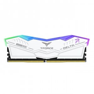 Pamięć DDR5 Team Group T-FORCE DELTA RGB 32GB (2x16GB) 7600MHz CL36 1,4V Biała