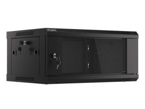Szafa instalacyjna Rack wisząca 19&quot; 4U 600x450 czarna Lanberg (flat pack)