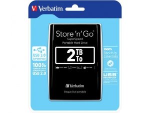 Dysk zewnętrzny Verbatim 2TB Store 'n' Go 2.5&quot; 5400 USB 3.0 czarny