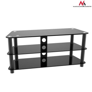 Stolik RTV szklany Maclean MC-625 max 50&quot; 40kg