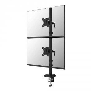 Uchwyt biurkowy na dwa monitory Neomounts DS60-600BL2V 10"-32" max. 2x9kg max. VESA 100x100