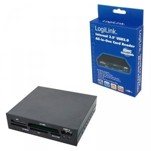 Czytnik kart ALL-IN-ONE wewnętrzny CR0012 LogiLink 3,5&quot; USB