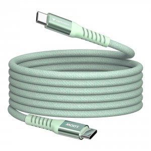 Kabel Verbatim USB-C(M) - USB-C(M) 1,2m, 100W, PD, zielony