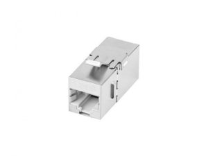 Łącznik Keystone Lanberg gniazdo RJ45 -&gt; RJ45 FTP kat.6 90 złączka sieciowa