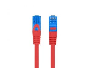 Patchcord Lanberg S/FTP kat.6A 1,5m LSZH CCA fluke passed czerwony