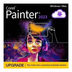 Licencja ESD Corel Painter 2023 aktualizacja 1 użytkownik Win Mac angielski niemiecki francuski