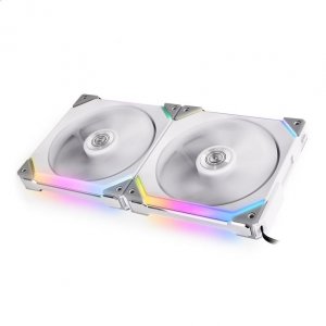 Wentylator Lian Li UNI FAN SL140 RGB PWM 140mm biały Double Pack incl. controller