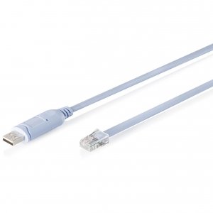 Kabel adapter DIGITUS do konsol USB 2.0 do RJ45, Chipset FTDI (FT232RNL), Jasnoniebieski, 1.8m