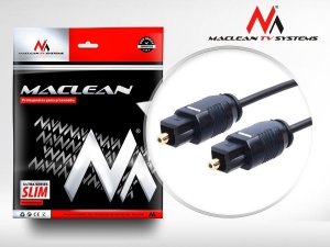 Kabel audio Maclean MCTV-753 Toslink (M) - Toslink (M), 3m, czarny