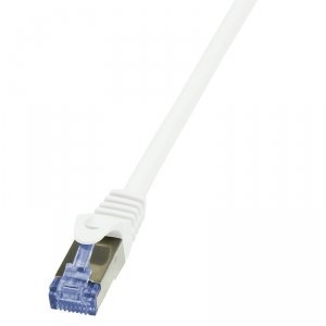Patchcord LogiLink CQ3081S Cat.6A S/FTP 7,5m biały