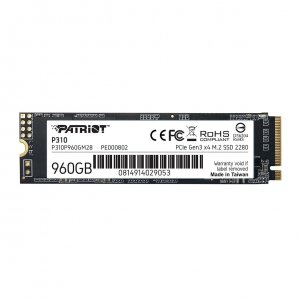 Dysk SSD Patriot P310 960GB M.2 2280 PCIe NVMe (2100/1800 MB/s)