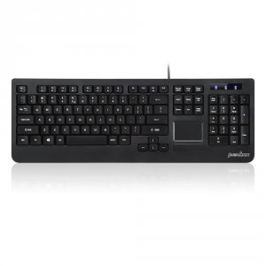 Klawiatura przewodowa Perixx PERIBOARD-513 II + touchpad czarna