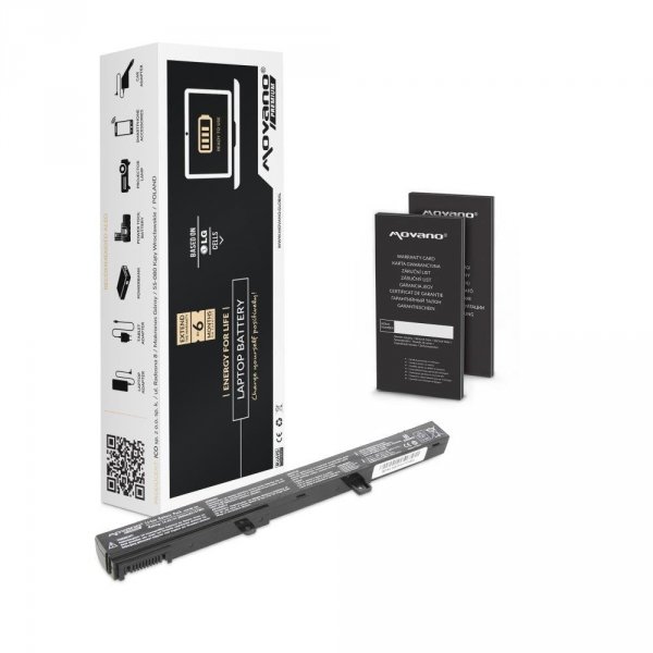 Bateria Movano premium do notebooka Asus X451, X551 (14.4V-14.8V) (2600 mAh)