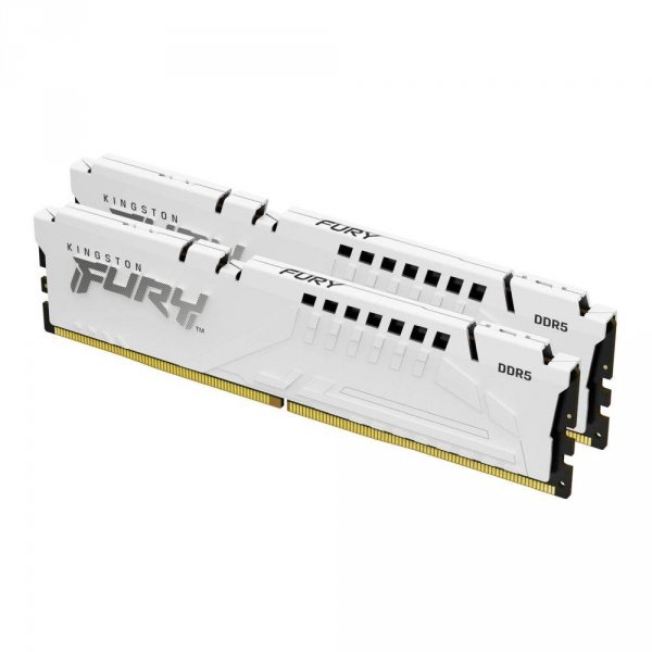 Pamięć DDR5 Kingston FURY Beast 64GB (2x32GB) 6000MHz CL30 1,4V White EXPO