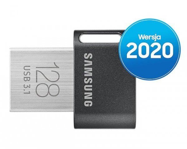 Pendrive Samsung FIT Plus 2020 128GB USB 3.1 Flash Drive 400 MB/s Black