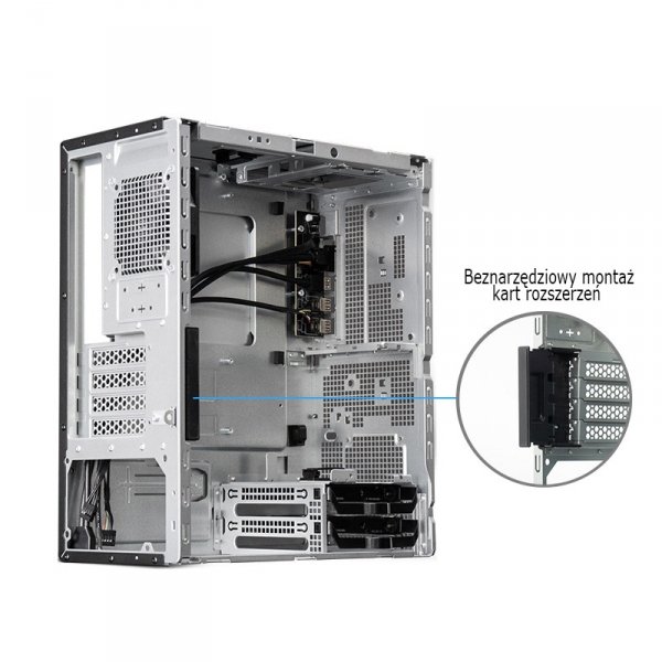 Obudowa Chieftec Seria Uni BS-20B-OP mATX bez okna bez zasilacza