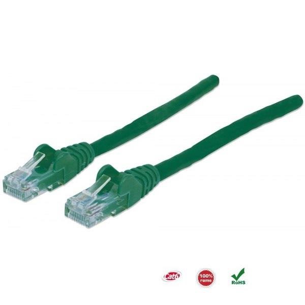 PatchCord 100% miedź Intellinet Cat.6 UTP, 1m, zielony