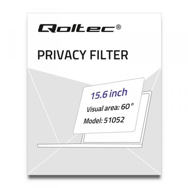 Filtr prywatyzujący RODO Qoltec 15.6&amp;quot; (16:9)