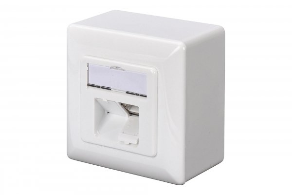 Gniazdo natynkowe DIGITUS 2x RJ45 ekranowane  kat. 5e