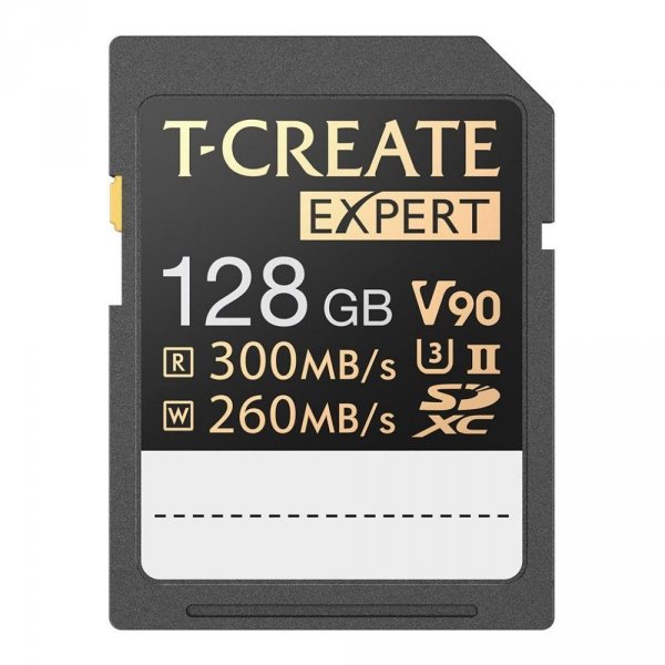 Karta pamięci Team Group T-Create Expert SDXC 128GB (300/260 MB/s) UHS-II U3 V90
