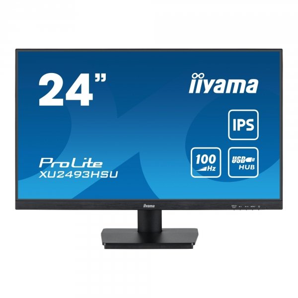 Monitor iiyama 23,8&amp;quot; ProLite XU2493HSU-B6 IPS FHD 100Hz HDMI DP HUB głośniki