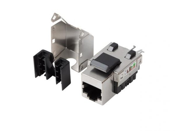 Moduł Keystone Lanberg gniazdo RJ45 -&amp;gt; LSA FTP kat.6 90° do puszki montażowej
