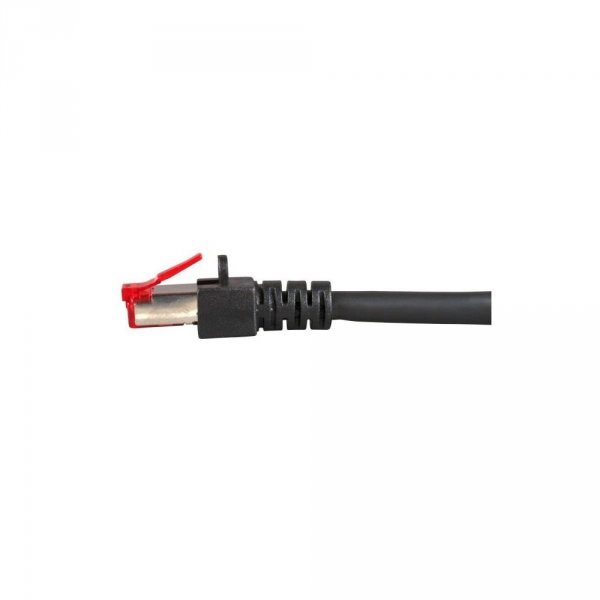 Patchcord 100% miedź EFB Cat.6 LSZH S/FTP, 2m, czarny