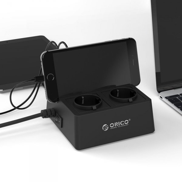 ORICO listwa antyprzepięciowa USB 2P/1S + 4xUSB 2.4A 25W