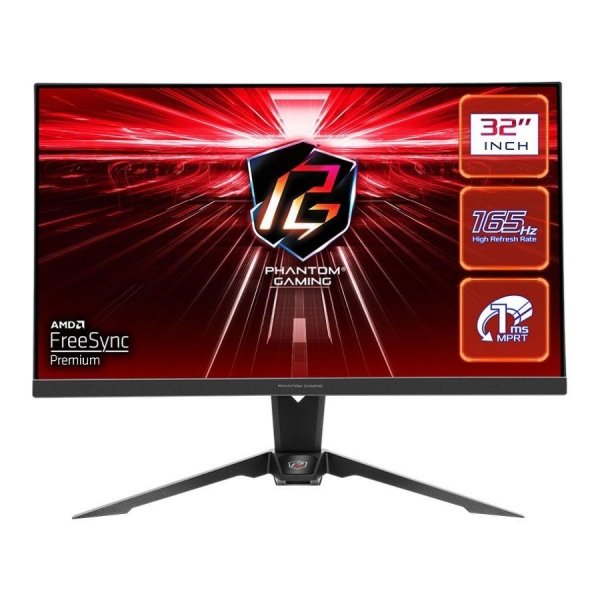 Monitor ASRock 31,5&amp;quot; Phantom Gaming Monitor PG32QF2B 2xHDMI DP WiFi głośniki 2x2W