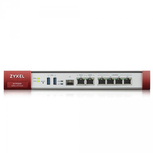 Zapora sieciowa Zyxel ZyWALL ATP200-EU0102F 6x10/100/1000 1xSFP 2xUSB