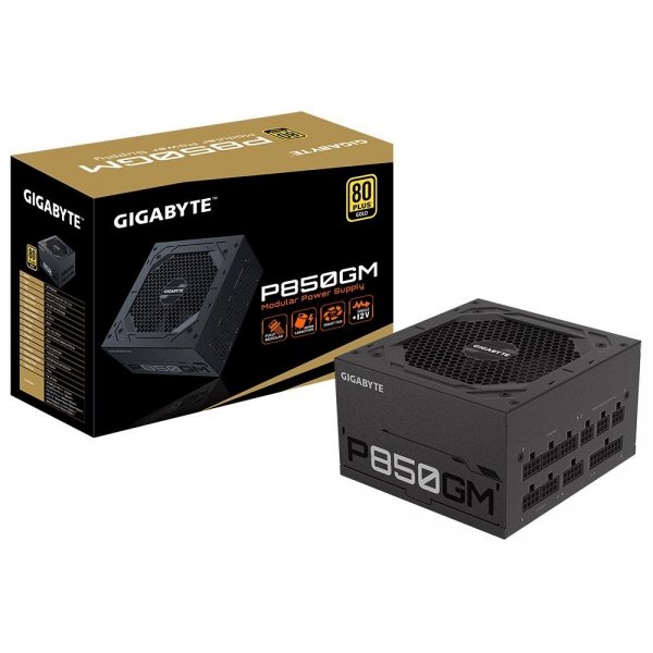 Zasilacz Gigabyte GP-P850GM 850W 120mm 80+Gold - POSERWI