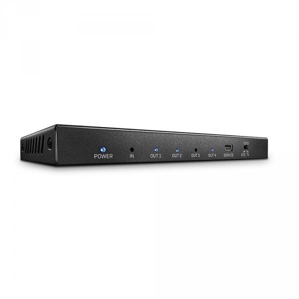 Splitter HDMI 2.0 LINDY 4 Port 18G czarny