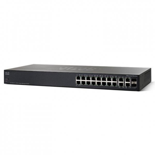 Switch zarządzalny Cisco SG300-20 18x100/1000 2xSFP Combo Rack (SRW2016-K9)