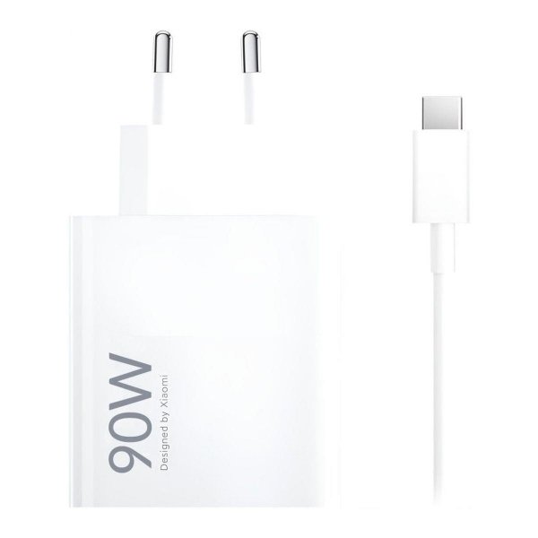 Ładowarka sieciowa Xiaomi 90W HyperCharge Combo 1x USB-A 6,1A biała