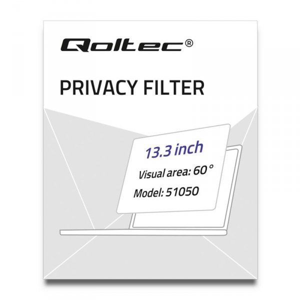Filtr prywatyzujący RODO Qoltec 13.3&amp;quot; (16:9)