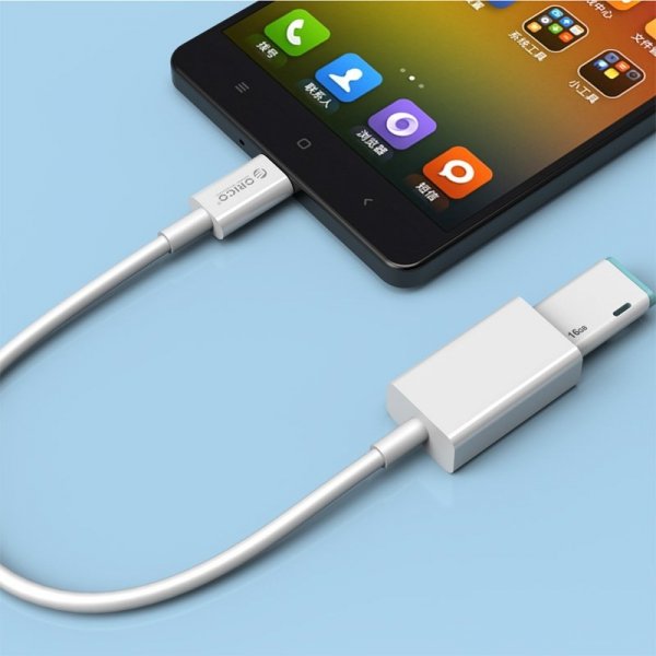ORICO kabel USB-C - USB-A 2.0 OTG 50cm