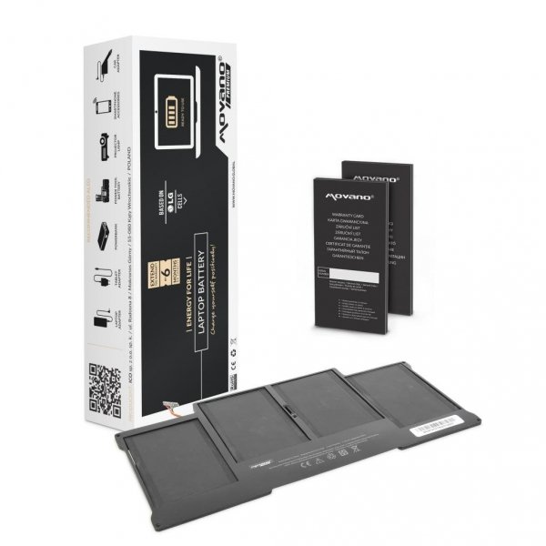 Bateria Movano Premium do notebooka Apple MacBook Air 13&amp;quot; - A1377 (7.3V) (5200 mAh)