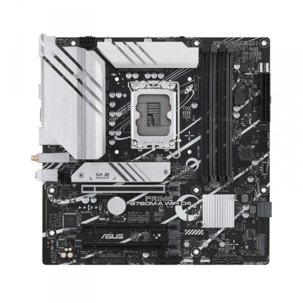 Płyta Asus PRIME B760M-A WIFI D4 /B760/DDR4/SATA3/M.2/USB3.2/BT/WiFi/s.1700/mATX - POSERWI