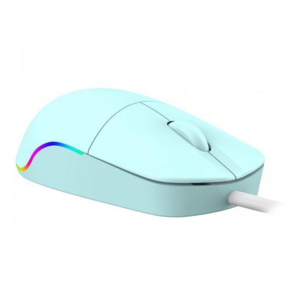 Mysz przewodowa Defender AZORA MB-241 OPTICAL 1200dpi 3P turkus kabel 1.8 m
