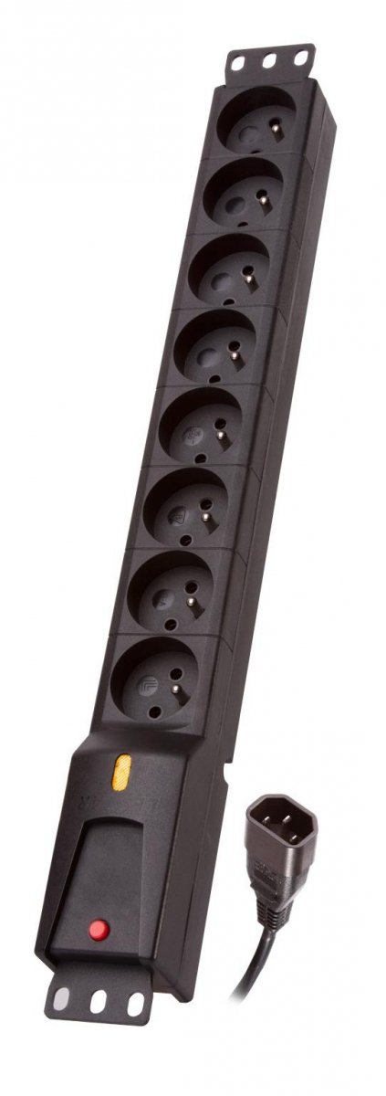 Listwa zasilająca Lestar LZRM  810  BW  G-A K.:CZ  3,0M IEC320