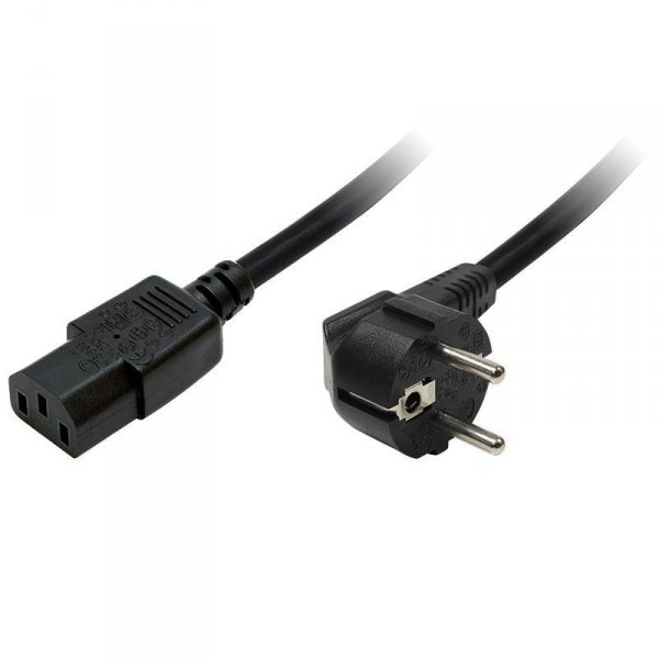 Kabel zasilający LogiLink CP090 Schuko &amp;gt; C13 VDE czarny 1,8m