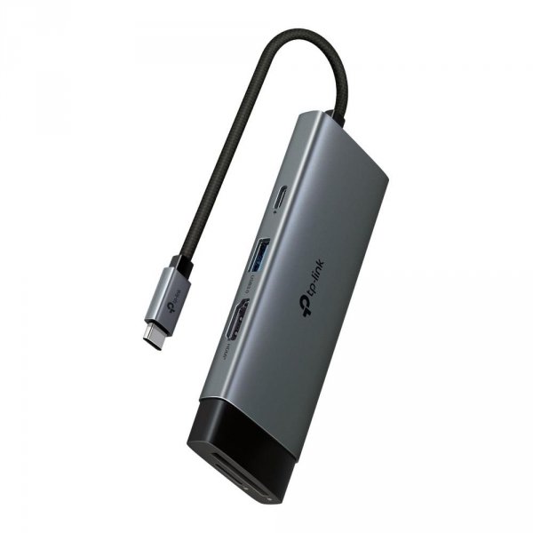 Hub USB TP-Link UH7021C USB-C 3xUSB HDMI SD microSD USB-C PD