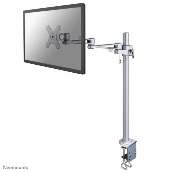 Uchwyt do ekranów Neomounts FPMA-D935POLE70 biurkowy 10&amp;quot;-30&amp;quot; max VESA 100x100 max 10 kg Silver