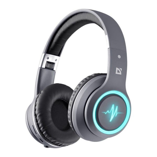 OUTLET: Słuchawki z mikrofonem Defender FREEMOTION B571 bezprzewodowe Bluetooth podświetlane + MP3 Player - USZ OPAK