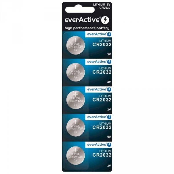 Baterie litowe CR2032 everActive 5 szt.