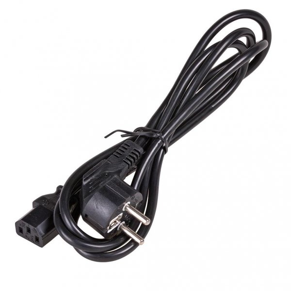 Kabel zasilający Akyga AK-PC-01A IEC C13 CEE 7/7 230V/50Hz 1,5m