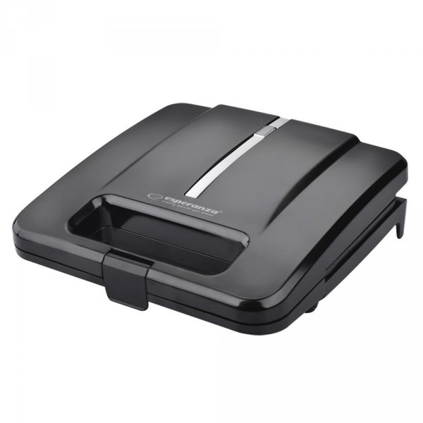 OUTLET: Opiekacz do kanapek Esperanza PARMIGIANO EKT010 czarny - OTW OPAK