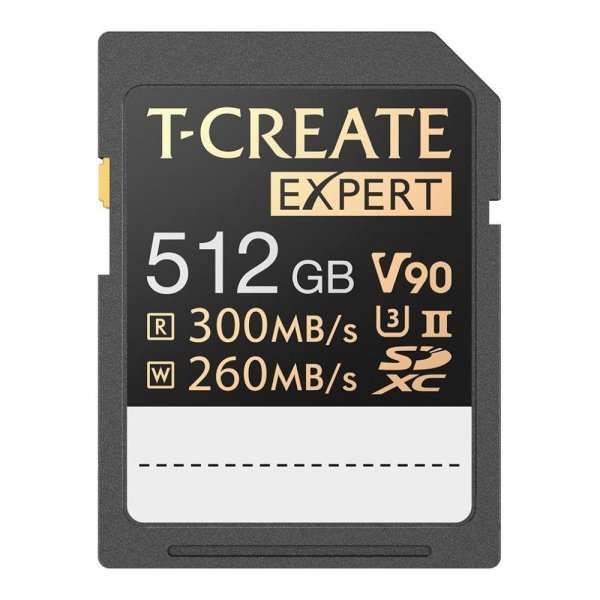 Karta pamięci Team Group T-Create Expert SDXC 512GB (300/260 MB/s) UHS-II U3 V90