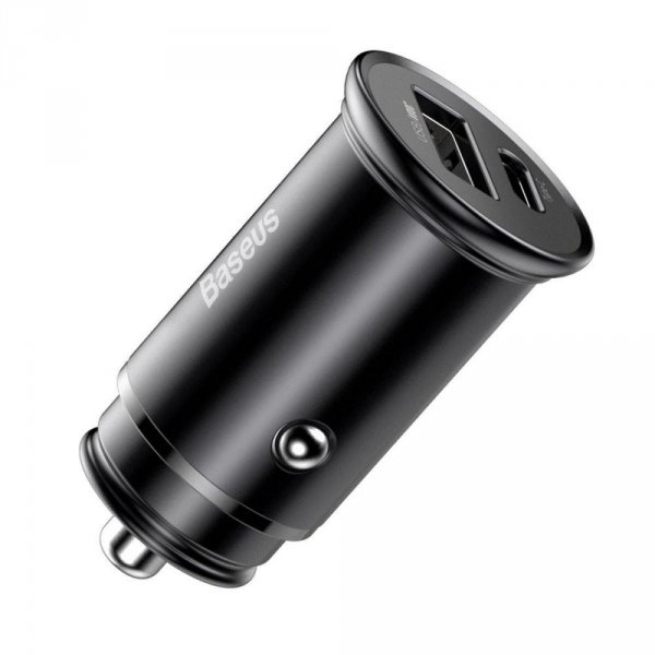 Ładowarka samochodowa do telefonów z gniazdem USB QC4.0+ oraz USB-C PD 3.0 Baseus PPS BS-C16Q3 CCYS-C01 30W